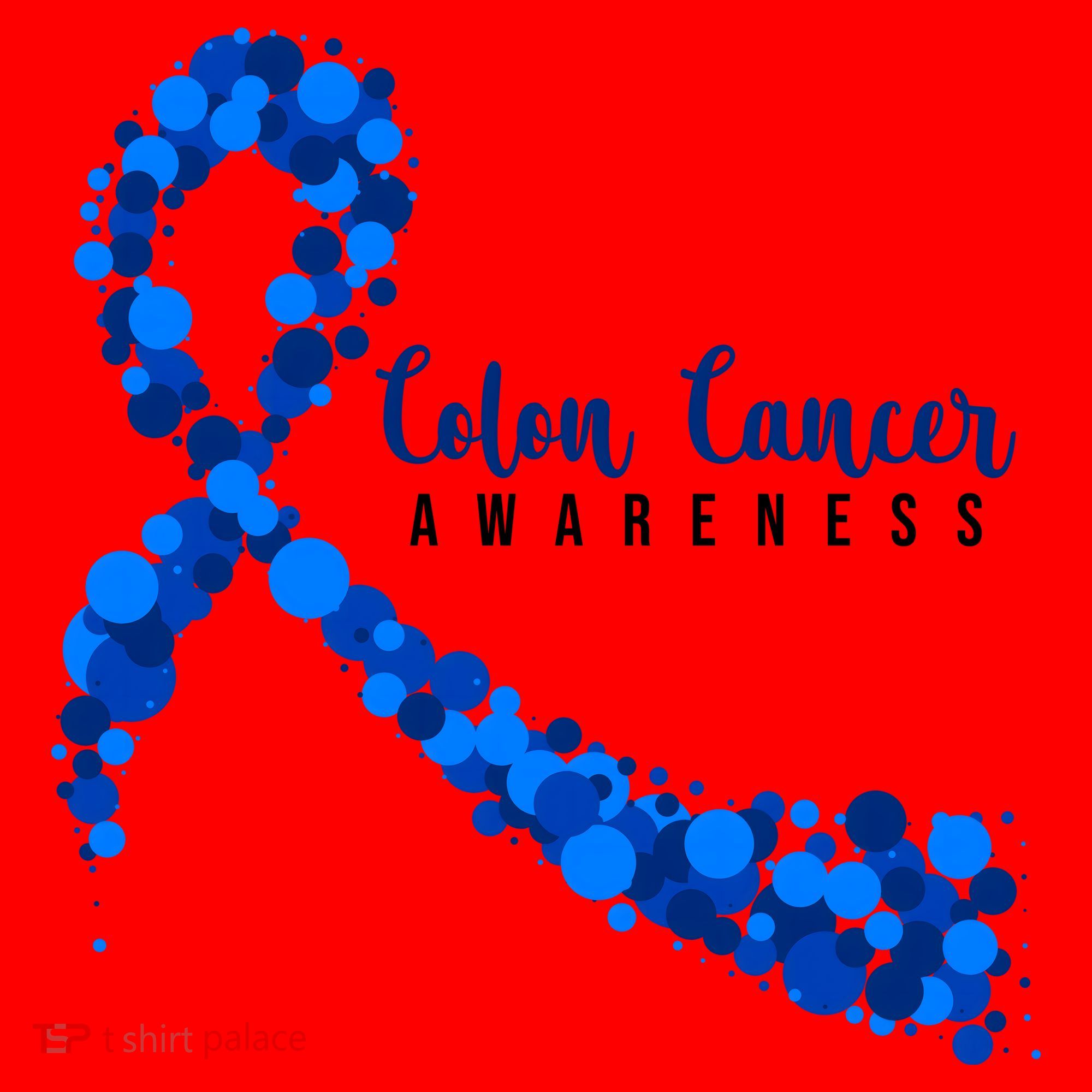 Colon Cancer Awareness Ribbon Santa Hat