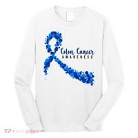 Colon Cancer Awareness Ribbon Long Sleeve Shirt thumb 0