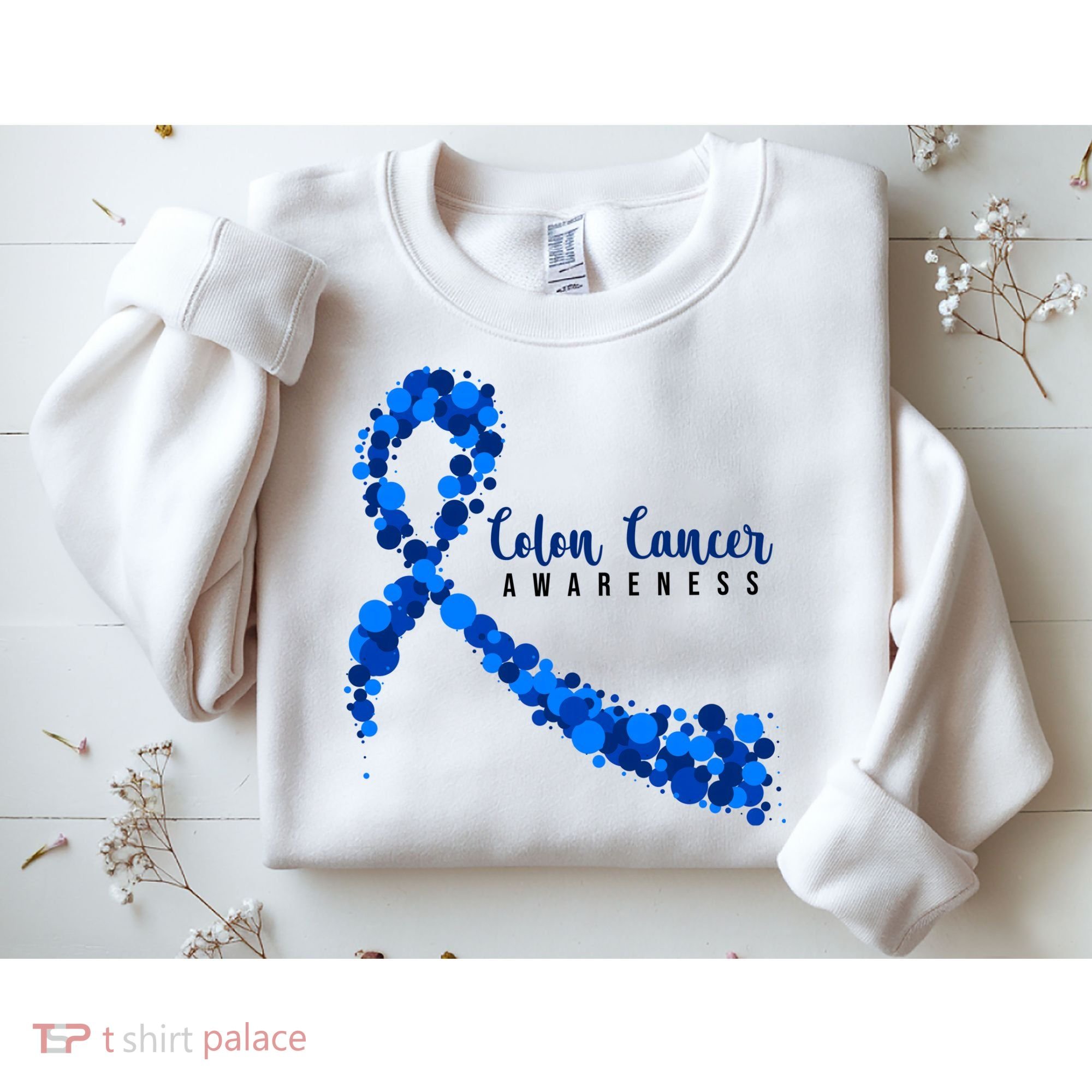 Colon Cancer Awareness Ribbon Sweatshirt