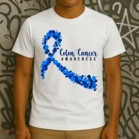 Colon Cancer Awareness Ribbon T-Shirt thumb 3