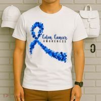 Colon Cancer Awareness Ribbon T-Shirt thumb 6