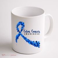 Colon Cancer Awareness Ribbon Coffee Mug thumb 1