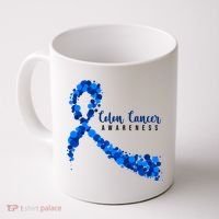 Colon Cancer Awareness Ribbon Coffee Mug thumb 0