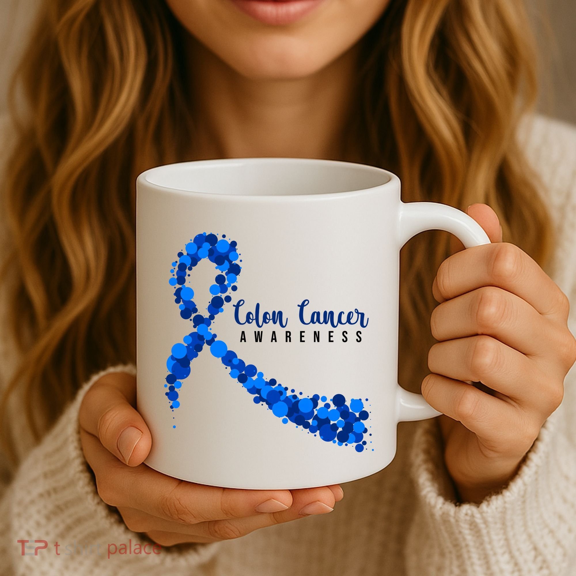 Colon Cancer Awareness Ribbon Coffee Mug