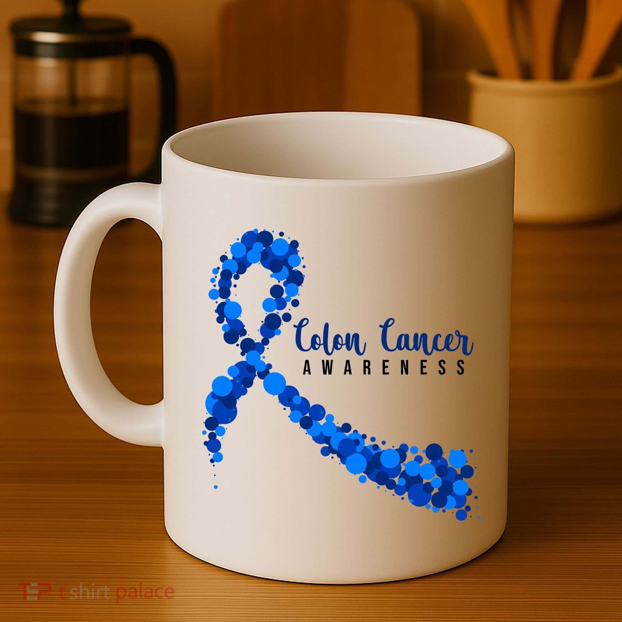 Colon Cancer Awareness Ribbon Coffee Mug