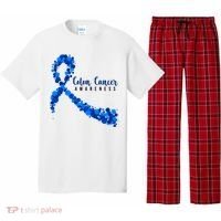 Colon Cancer Awareness Ribbon Pajama Set thumb 0