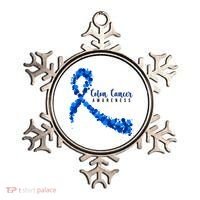 Colon Cancer Awareness Ribbon Ornament thumb 0