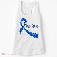 Colon Cancer Awareness Ribbon Women's Tank Top thumb 0