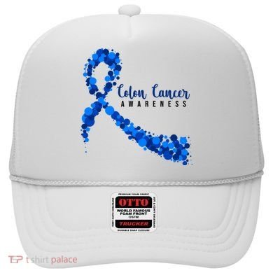 Colon Cancer Awareness Ribbon Hat