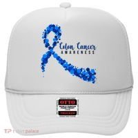 Colon Cancer Awareness Ribbon Hat thumb 0