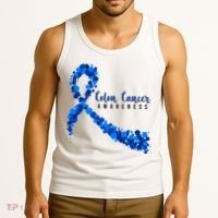 Colon Cancer Awareness Ribbon Tank Top thumb 3