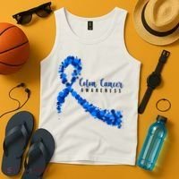 Colon Cancer Awareness Ribbon Tank Top thumb 4