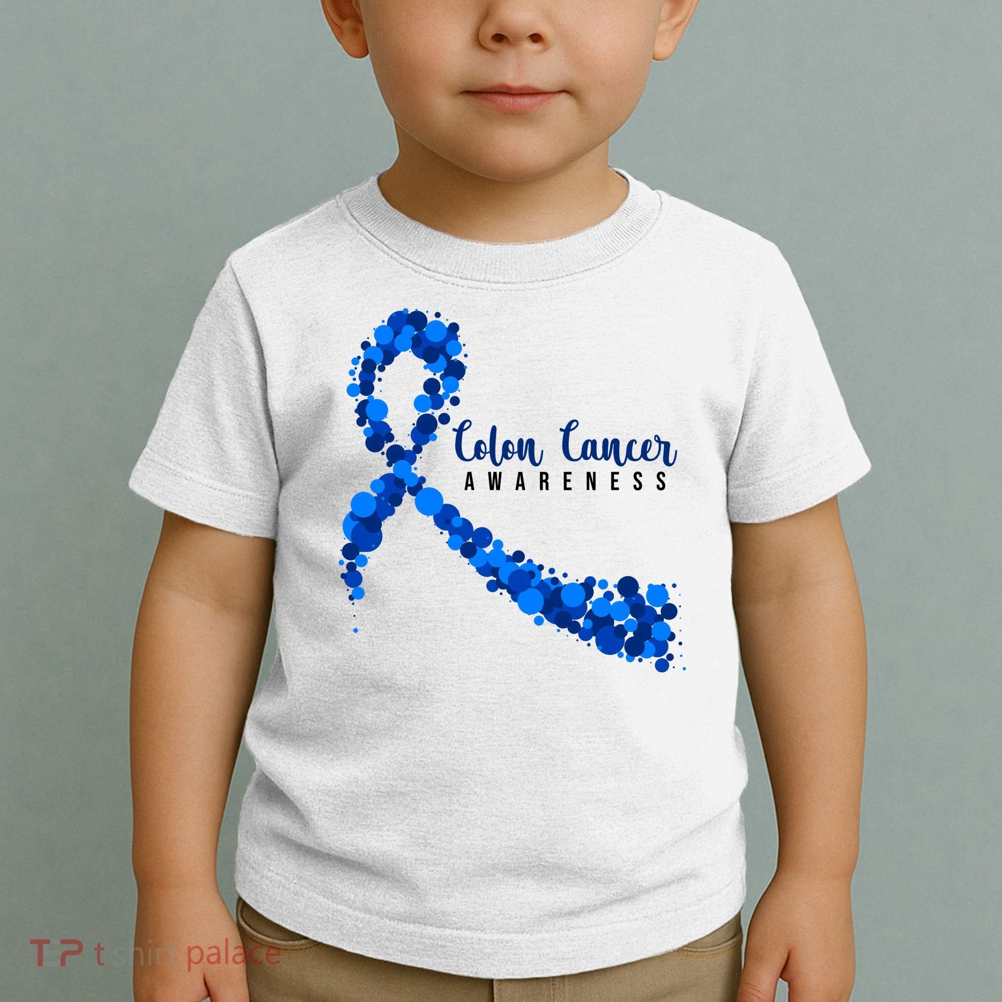 Colon Cancer Awareness Ribbon Toddler T-Shirt