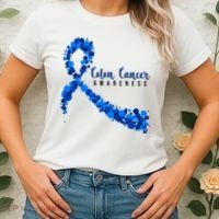 Colon Cancer Awareness Ribbon Women's T-Shirt thumb 2