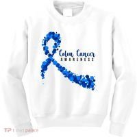 Colon Cancer Awareness Ribbon Kids Sweatshirt thumb 0