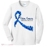 Colon Cancer Awareness Ribbon Kids Long Sleeve Shirt thumb 0