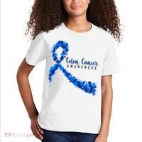 Colon Cancer Awareness Ribbon Kids T-Shirt thumb 2