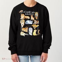 Cool Cats And Kittens Tiger Lion Leopard Felines Women's Sweatshirt thumb 0