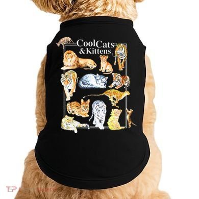 Cool Cats And Kittens Tiger Lion Leopard Felines Doggie Tank