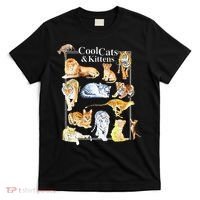Cool Cats And Kittens Tiger Lion Leopard Felines T-Shirt thumb 0