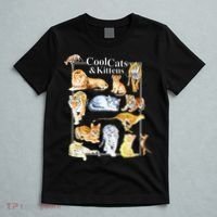 Cool Cats And Kittens Tiger Lion Leopard Felines T-Shirt thumb 5