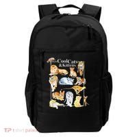 Cool Cats And Kittens Tiger Lion Leopard Felines Backpack thumb 0