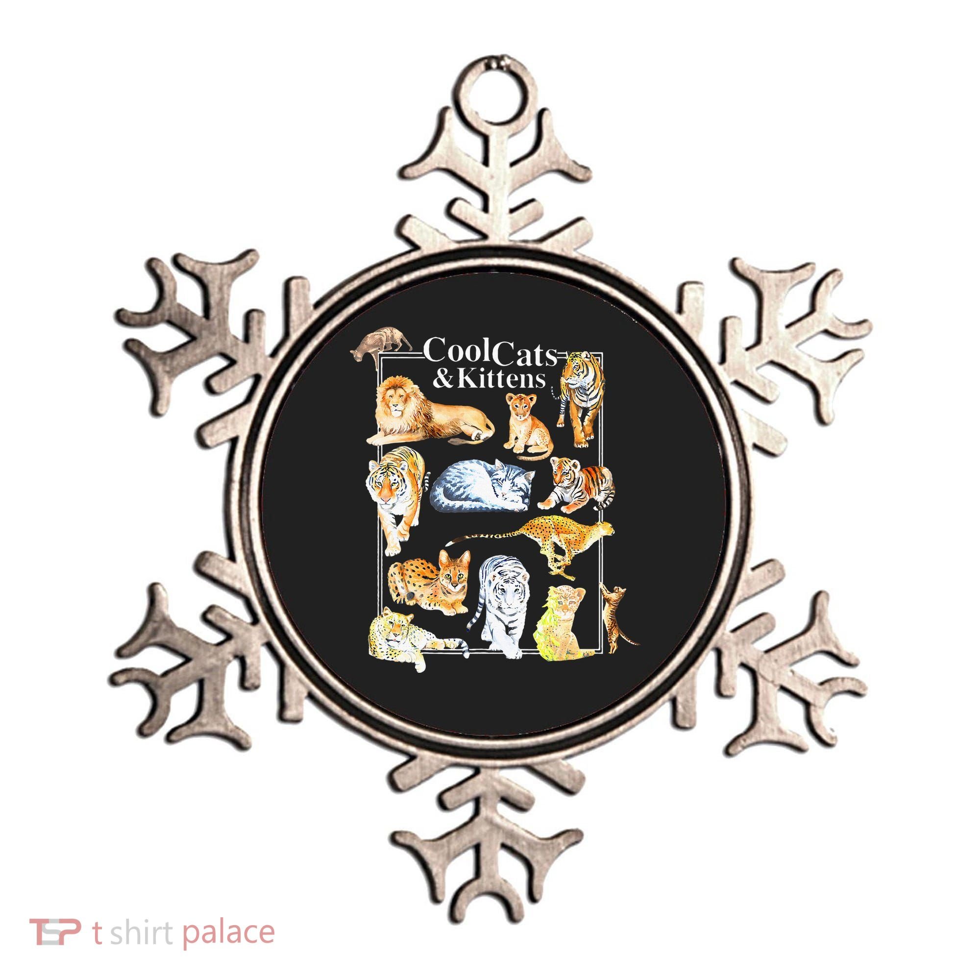 Cool Cats And Kittens Tiger Lion Leopard Felines Ornament