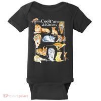 Cool Cats And Kittens Tiger Lion Leopard Felines Baby Bodysuit thumb 0