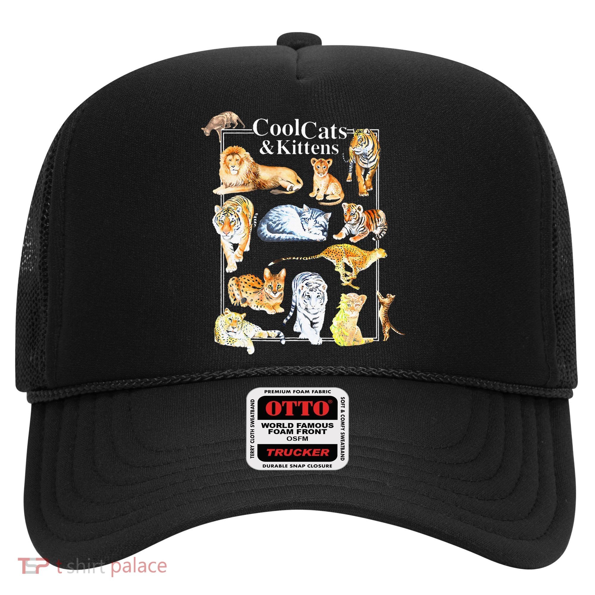 Cool Cats And Kittens Tiger Lion Leopard Felines Hat