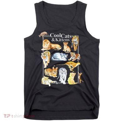 Cool Cats And Kittens Tiger Lion Leopard Felines Tank Top