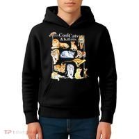 Cool Cats And Kittens Tiger Lion Leopard Felines Kids Hoodie thumb 4