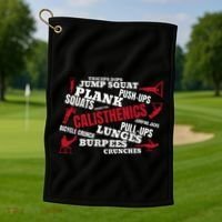Calisthenics Golf Towel thumb 1
