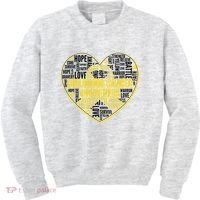 Childhood Cancer Awareness Word Text Art Heart Kids Sweatshirt thumb 0