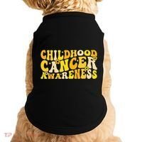 Childhood Cancer Awareness Rainbow Awareness Doggie Tank thumb 0