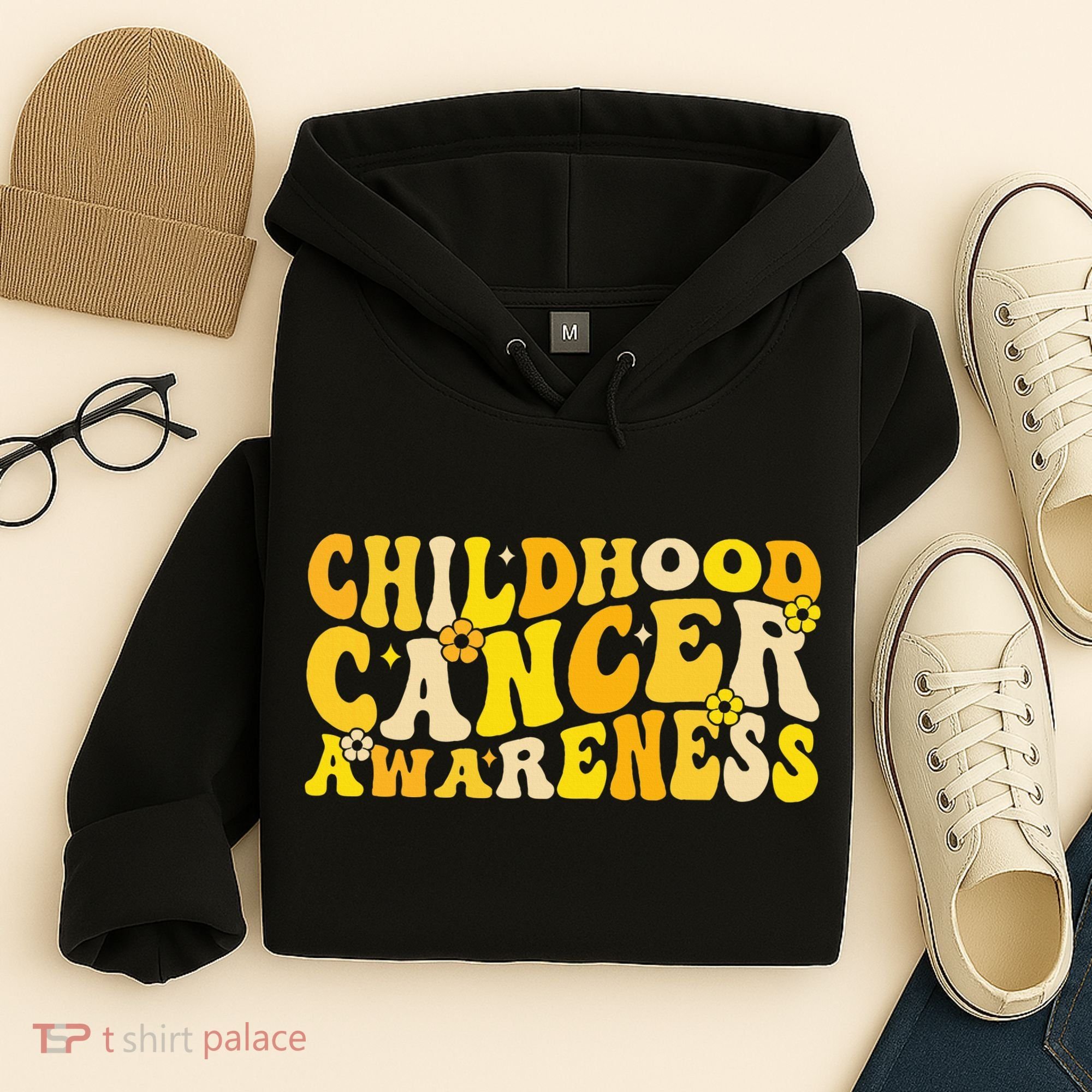 Childhood Cancer Awareness Rainbow Awareness Hoodie