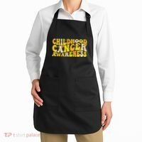 Childhood Cancer Awareness Rainbow Awareness Apron thumb 2