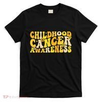 Childhood Cancer Awareness Rainbow Awareness T-Shirt thumb 0