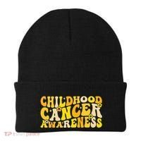 Childhood Cancer Awareness Rainbow Awareness Beanie thumb 0