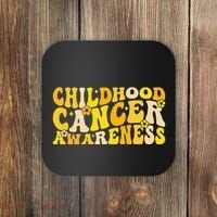 Childhood Cancer Awareness Rainbow Awareness Coaster thumb 0