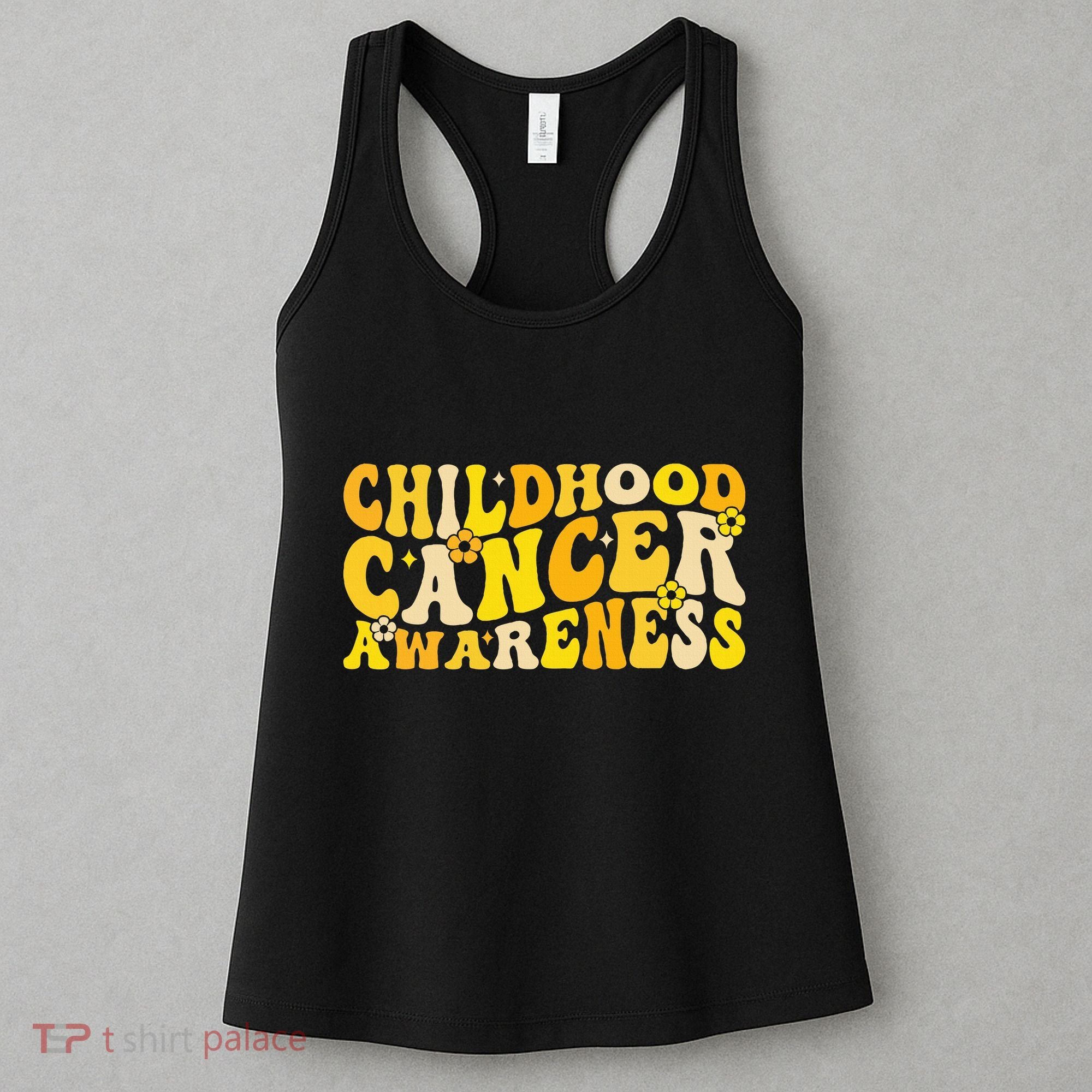 Childhood Cancer Awareness Rainbow Awareness Women's Tank Top