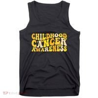 Childhood Cancer Awareness Rainbow Awareness Tank Top thumb 0