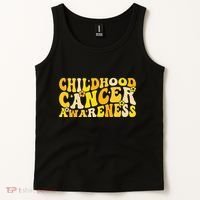 Childhood Cancer Awareness Rainbow Awareness Tank Top thumb 2