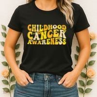 Childhood Cancer Awareness Rainbow Awareness Women's T-Shirt thumb 2