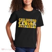 Childhood Cancer Awareness Rainbow Awareness Kids T-Shirt thumb 2