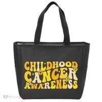 Childhood Cancer Awareness Rainbow Awareness Tote Bag thumb 0