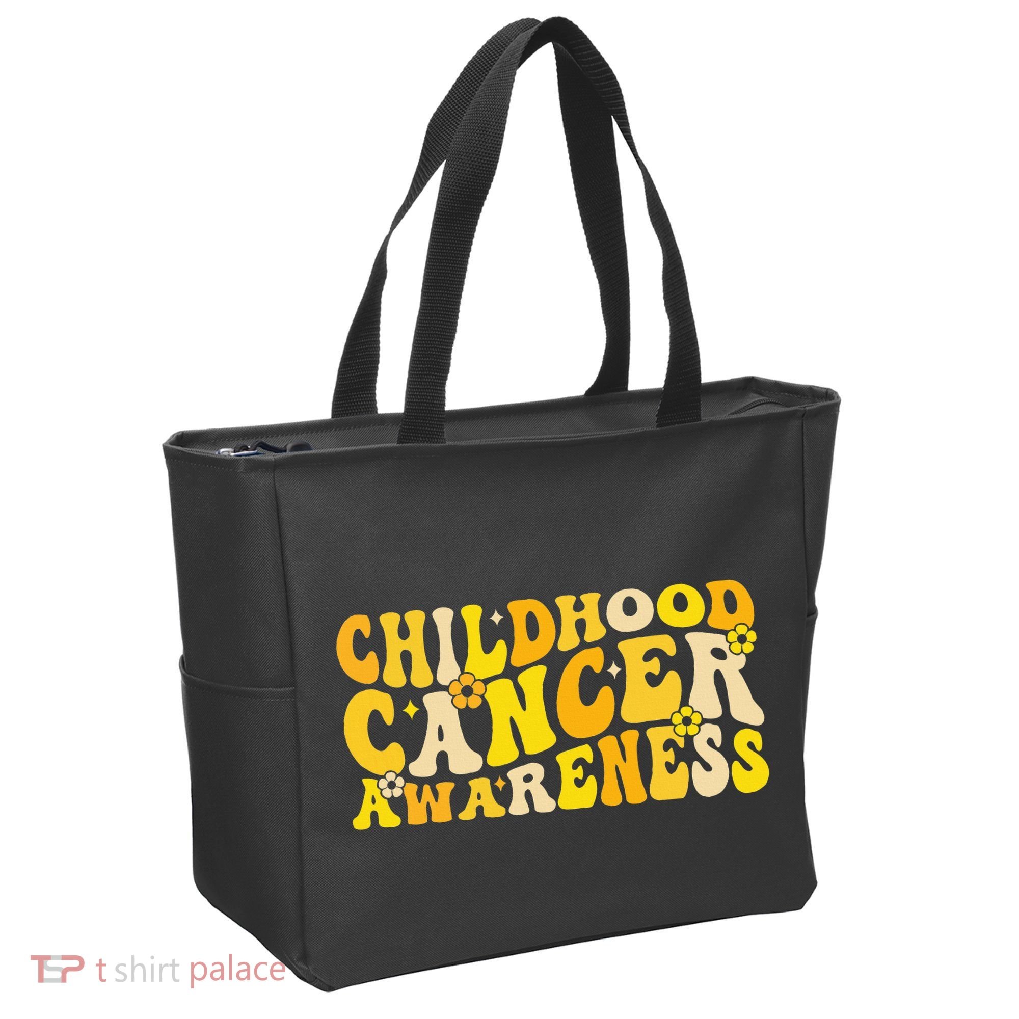 Childhood Cancer Awareness Rainbow Awareness Tote Bag