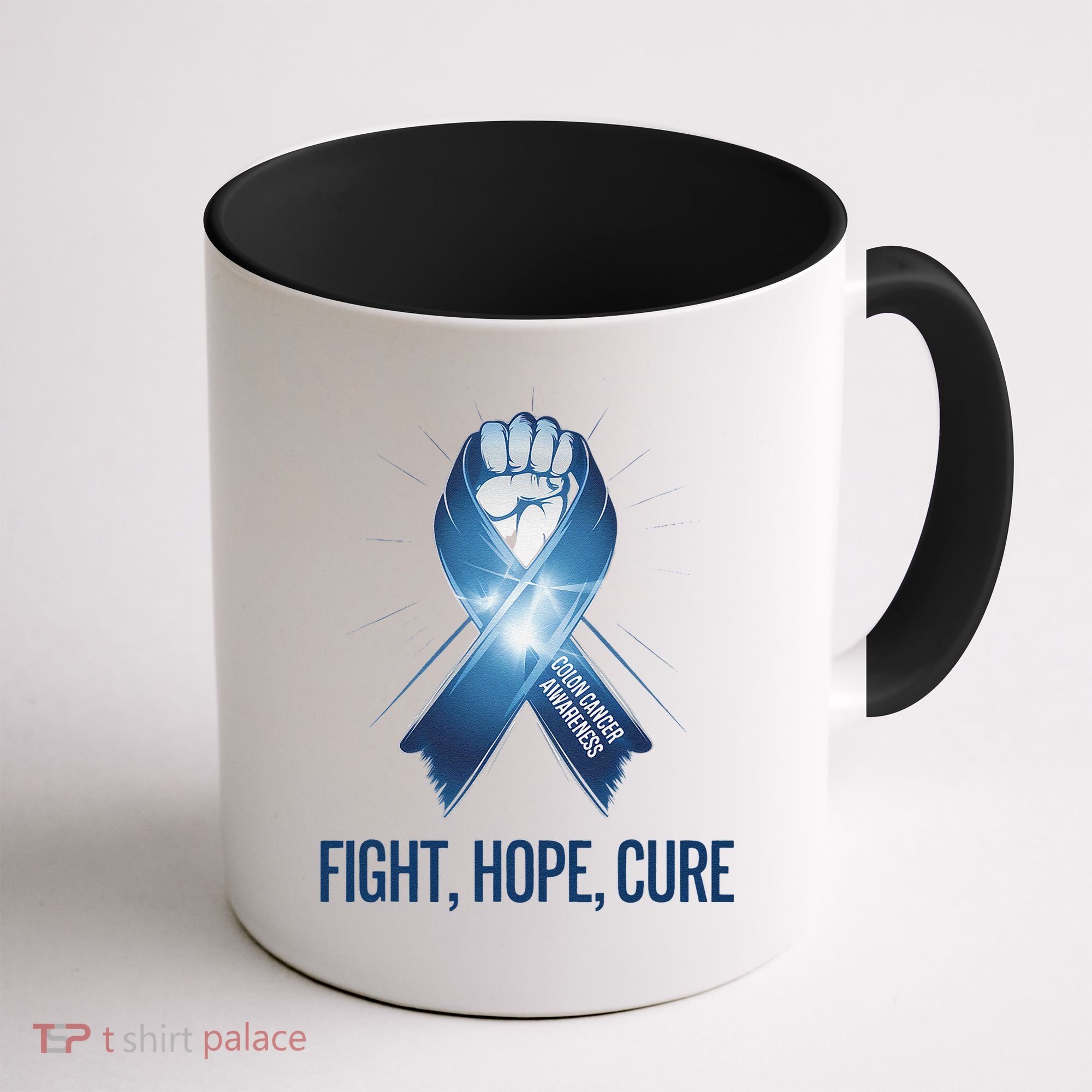 Colon Cancer Awareness - Fight Hope Cure Coffee Mug