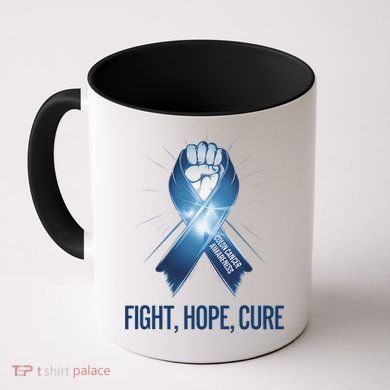 Colon Cancer Awareness - Fight Hope Cure Coffee Mug
