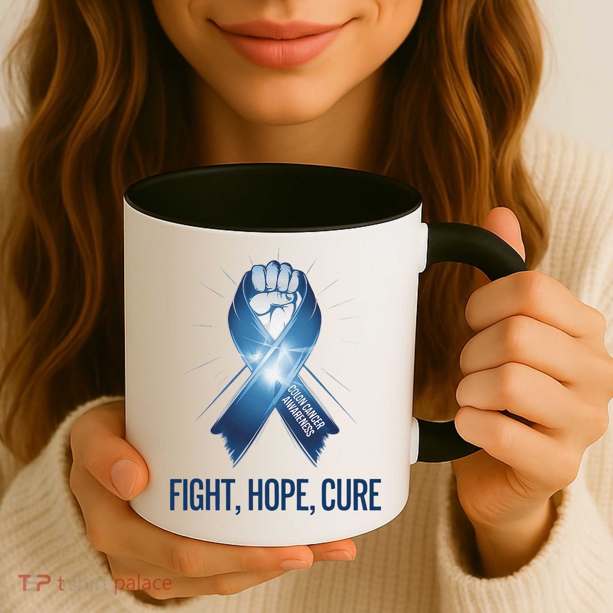 Colon Cancer Awareness - Fight Hope Cure Coffee Mug