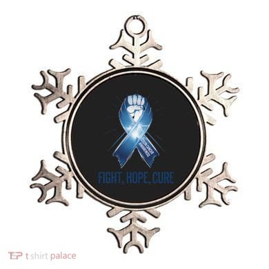 Colon Cancer Awareness - Fight Hope Cure Ornament